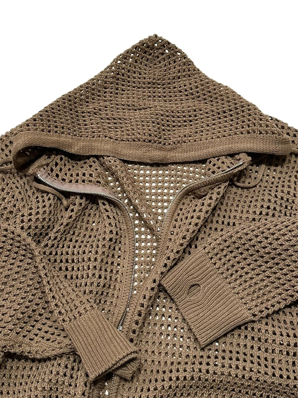 受注制【Chikashitsu +】mesh zip hoodie (5color) / 【チカシツプラス】メッシュ長袖ジップパーカー