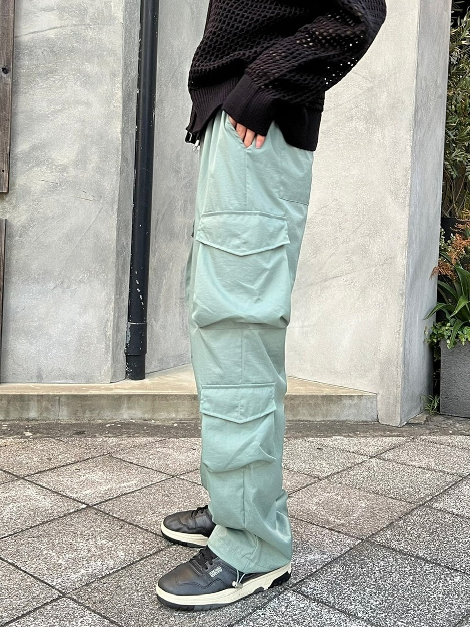 受注制【Chikashitsu +】design cargo pants (2color)