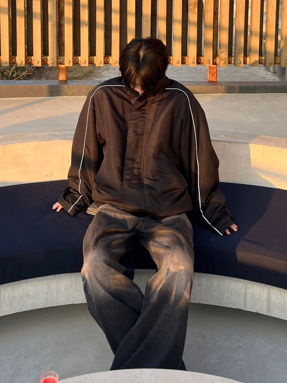 【youll】piping padding jacket