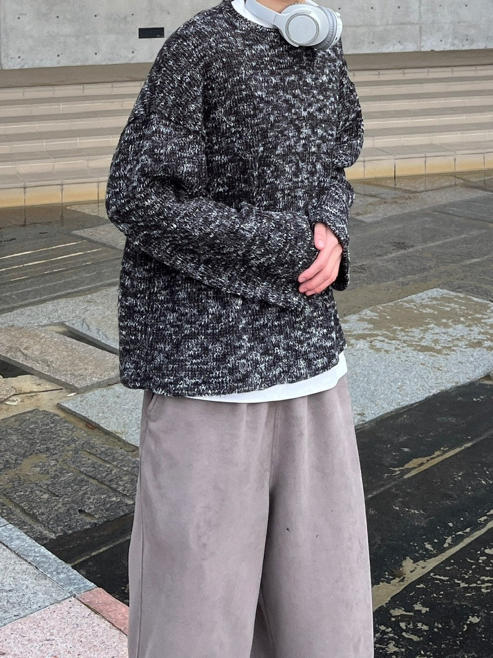 【youll】mix knit (2color)