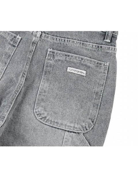 【runningHIGH】WASHED DENIM CARPENTER PANTS