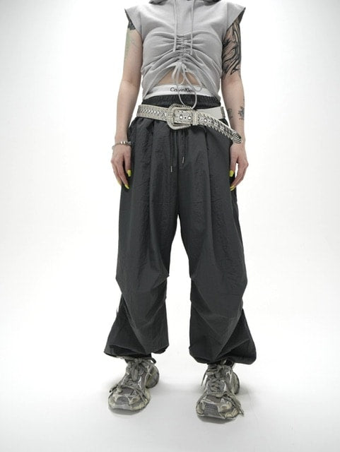 受注制【Never mind the XU】nylon track pants (2color)