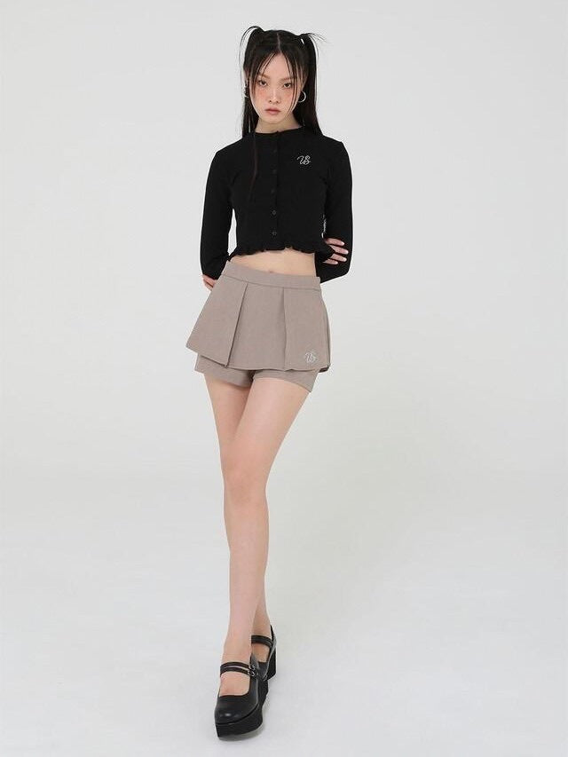 【Uglyshadow】CRYSTAL CARDIGAN / 【アグリーシャドウ】クリスタル長袖カーディガン