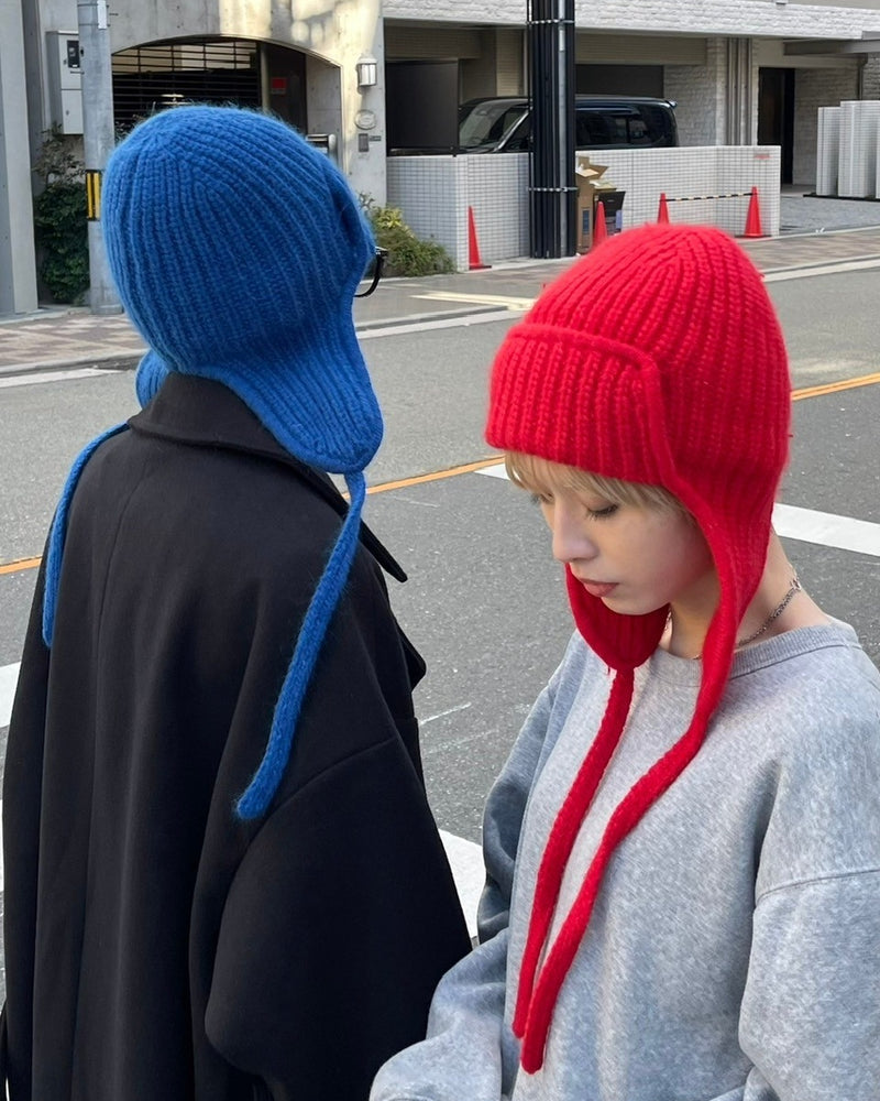 受注制【Chikashitsu +】flight knit cap (5color)