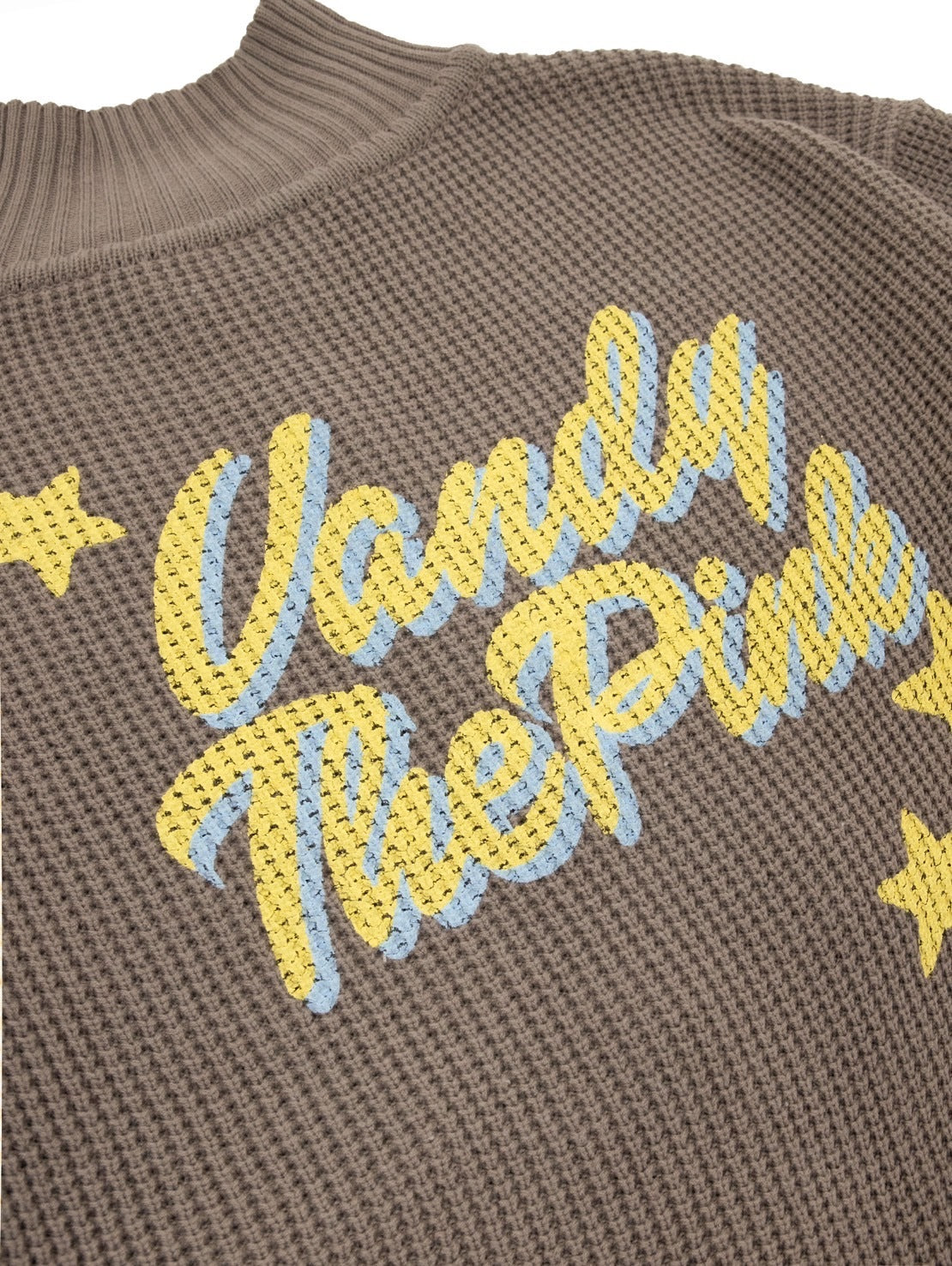 【VANDY THE PINK】STAR KNIT ZIP UP