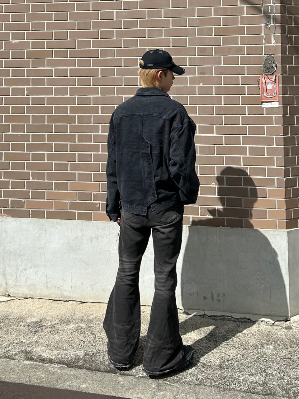 大阪店WEB限定受注制【Chikashitsu +】back design denim jacket