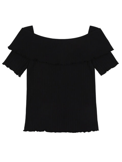 【FANCY CLUB】HEIDI KNITTED OFF-SHOULDER