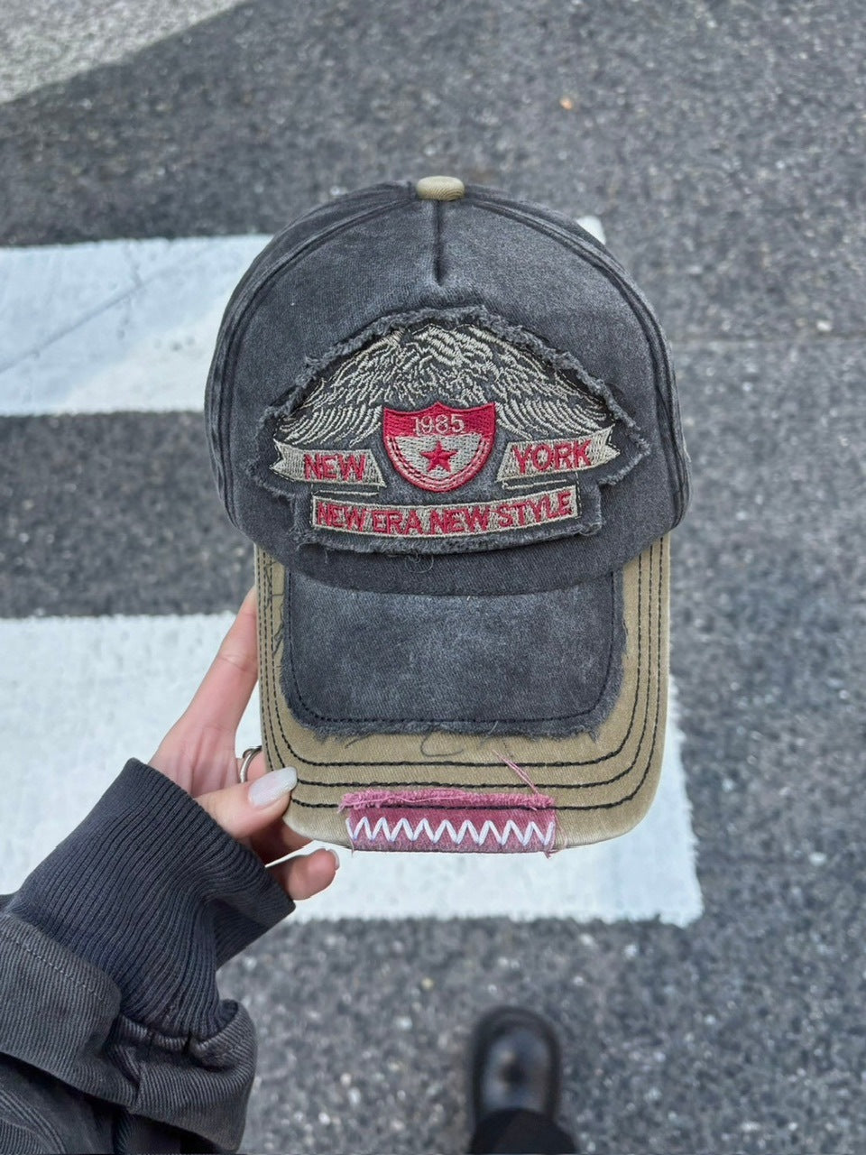大阪店WEB限定【Chikashitsu +】vintage design cap (3color)