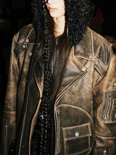 【HOLY NUMBER 7】VINTAGE RIDER JACKET