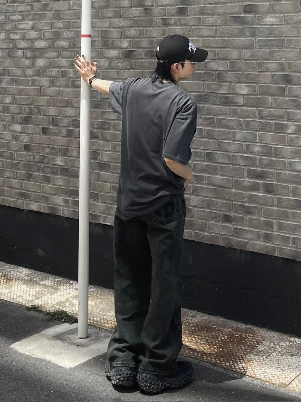 大阪店WEB限定【Chikashitsu +】pigment bullet t-shirt