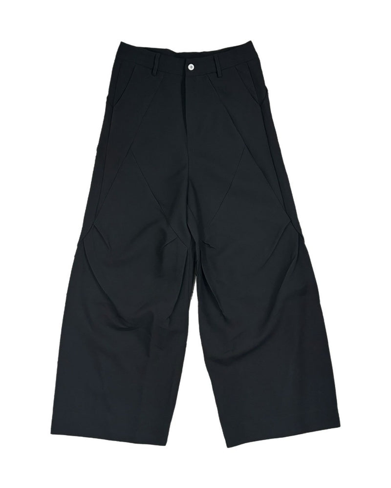【Chikashitsu +】pattern design slacks (2color)