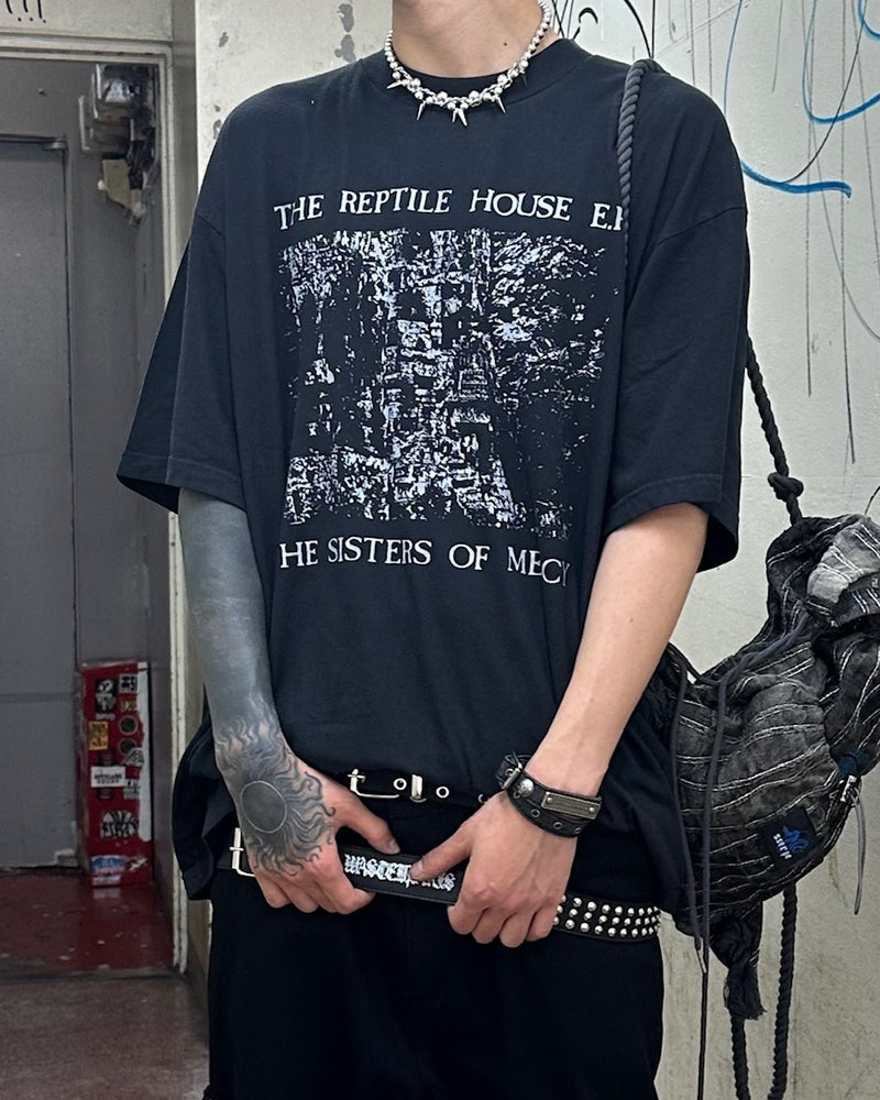 受注制【Never mind the XU】pigment design t-shirts 2 (2color)