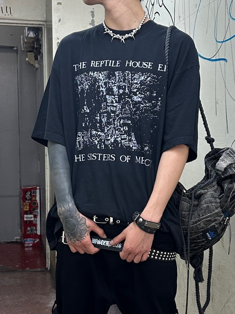 受注制【Never mind the XU】pigment design t-shirts 2 (2color)