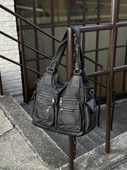 大阪店WEB限定【Chikashitsu +】leather pocket shoulder bag 3