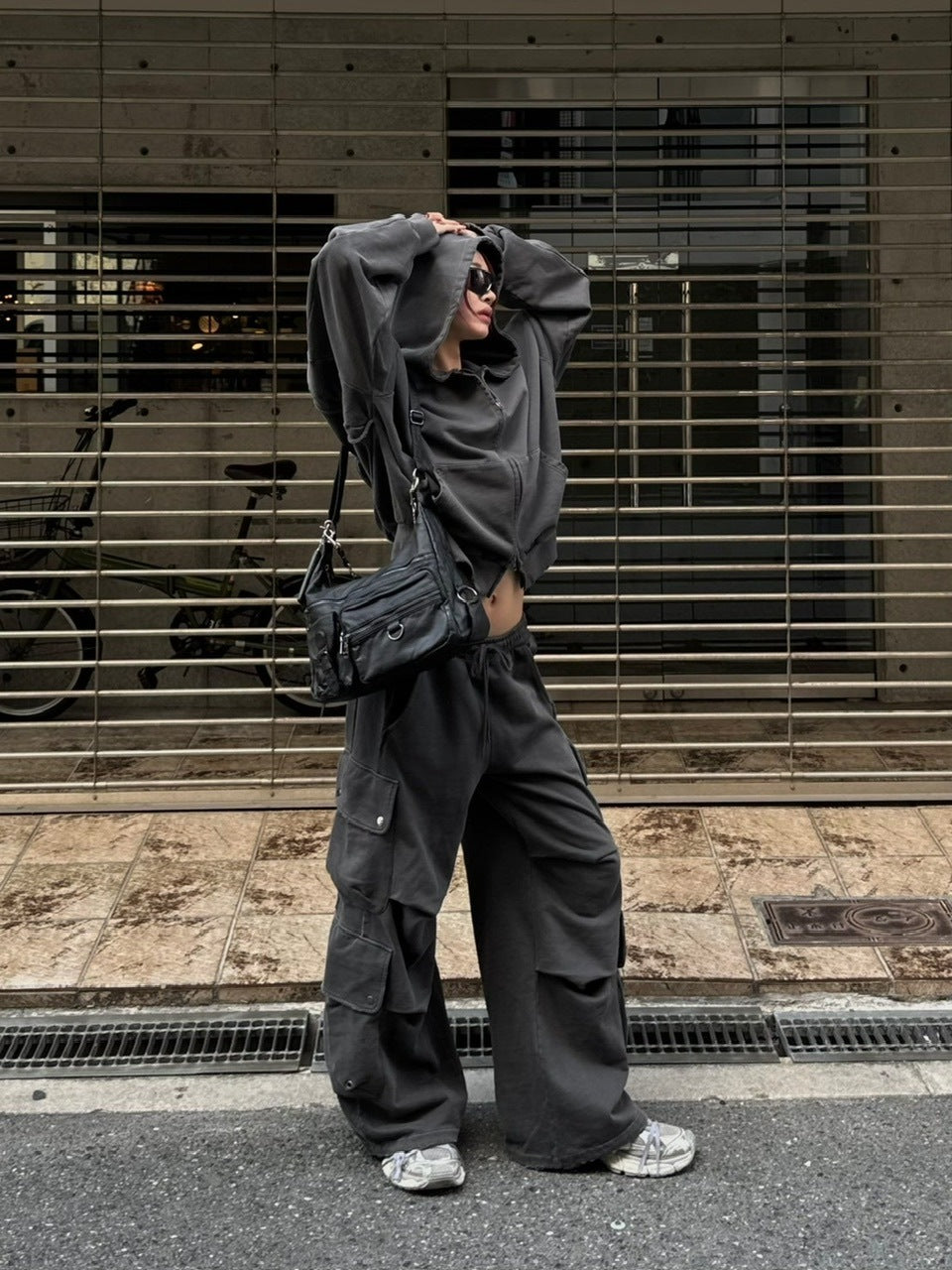 大阪店WEB限定【Chikashitsu +】leather pocket shoulder bag 2