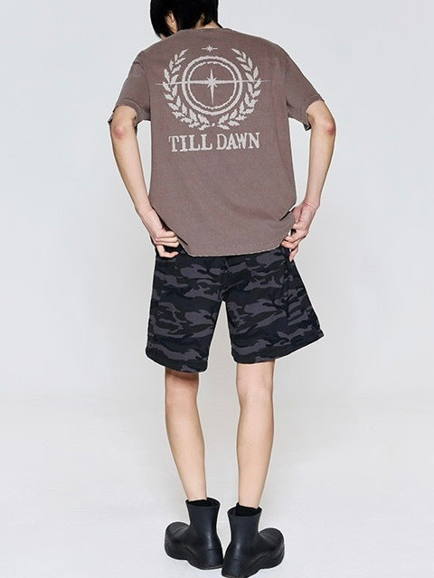 【TILLDAWN】CIRCLE PIGMENT 1/2 SLEEVE