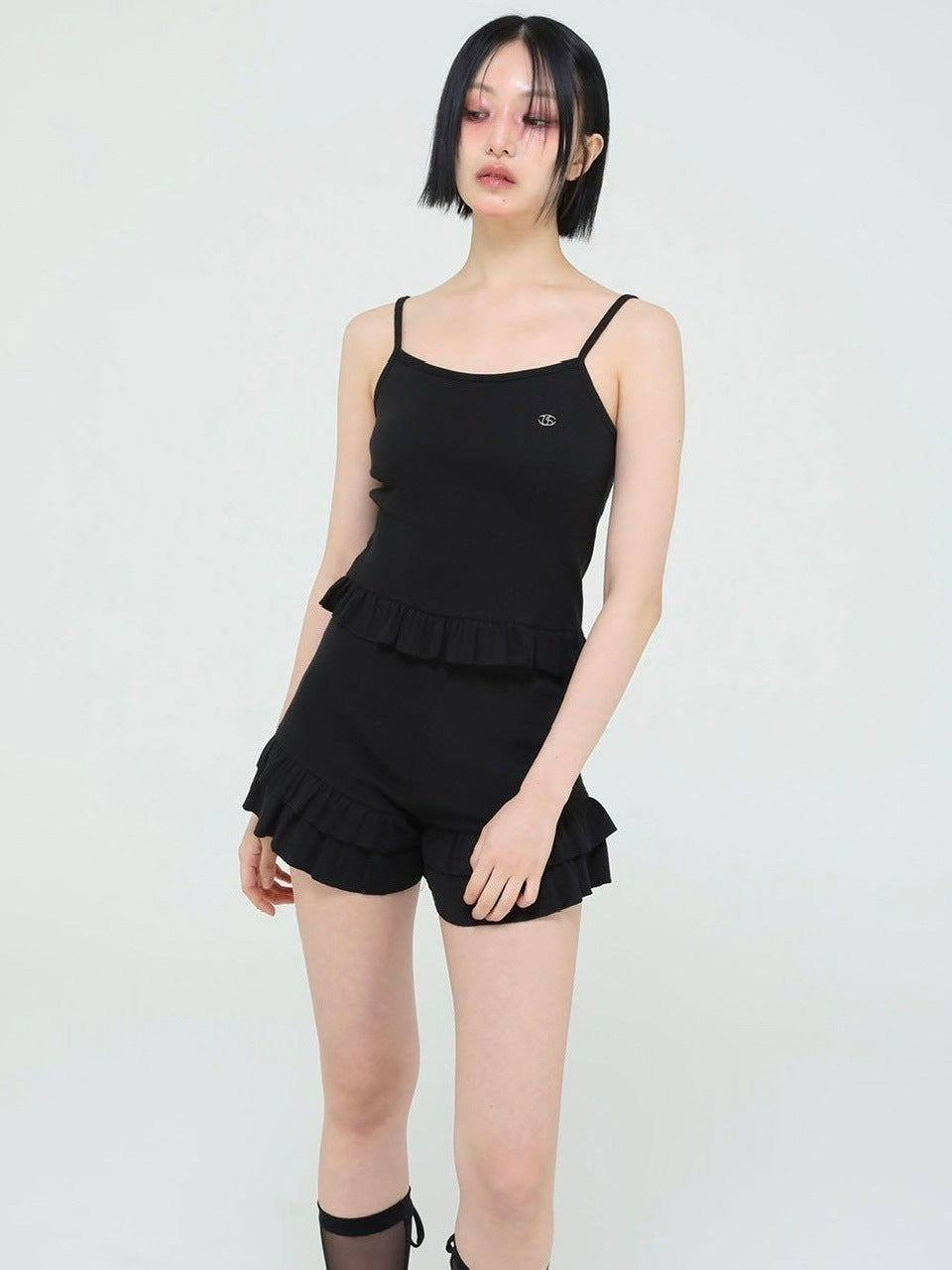 【Uglyshadow】US RUFFLE SLEEVELESS
