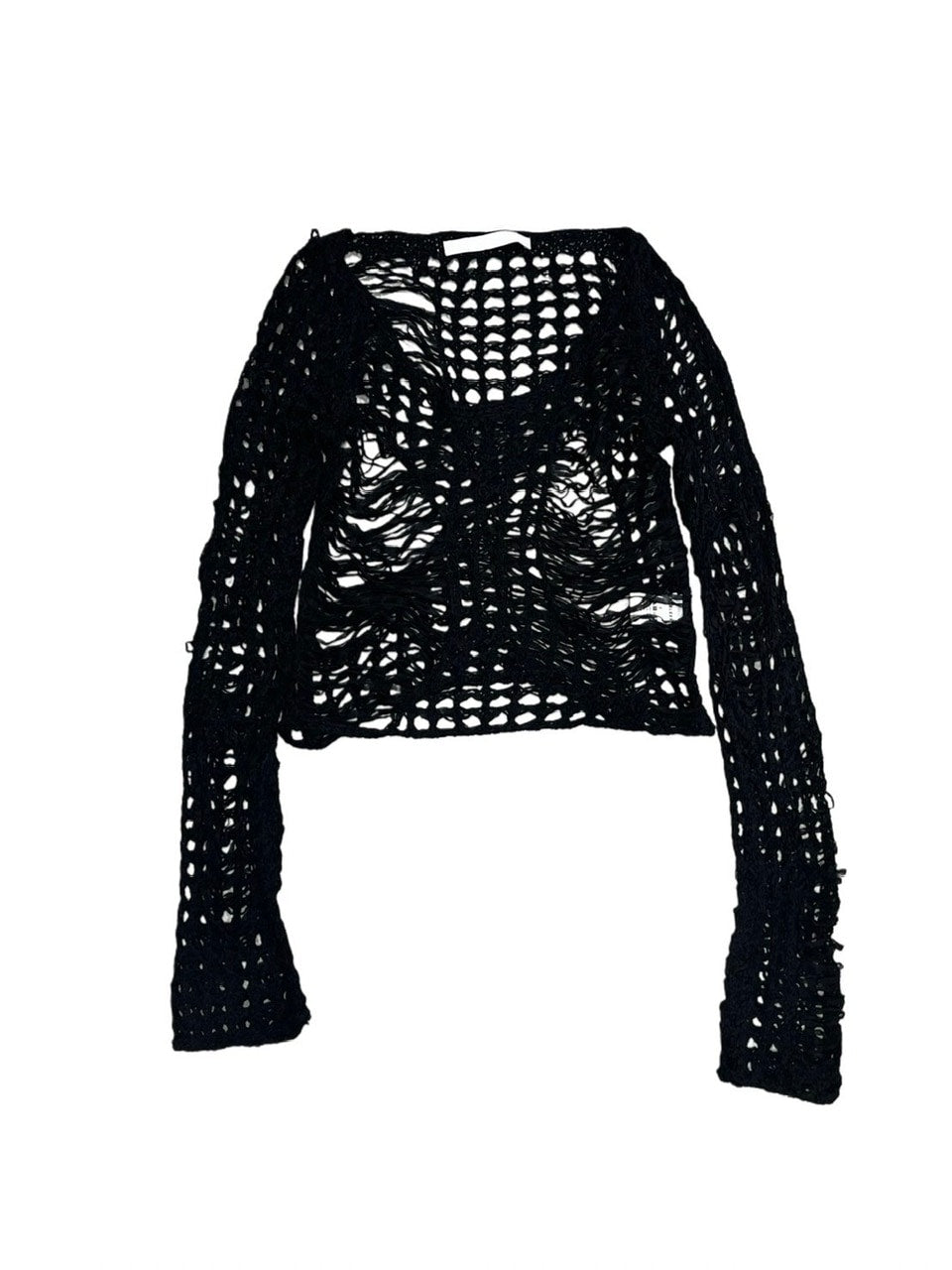 受注制【Never mind the XU】damage summer knit (3color)