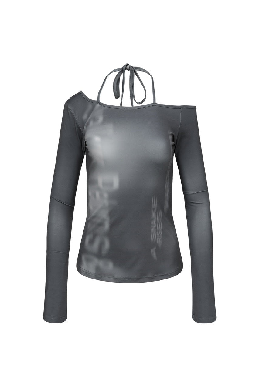 【NACHE】HALTER SLIM FIT LONG SLEEVE