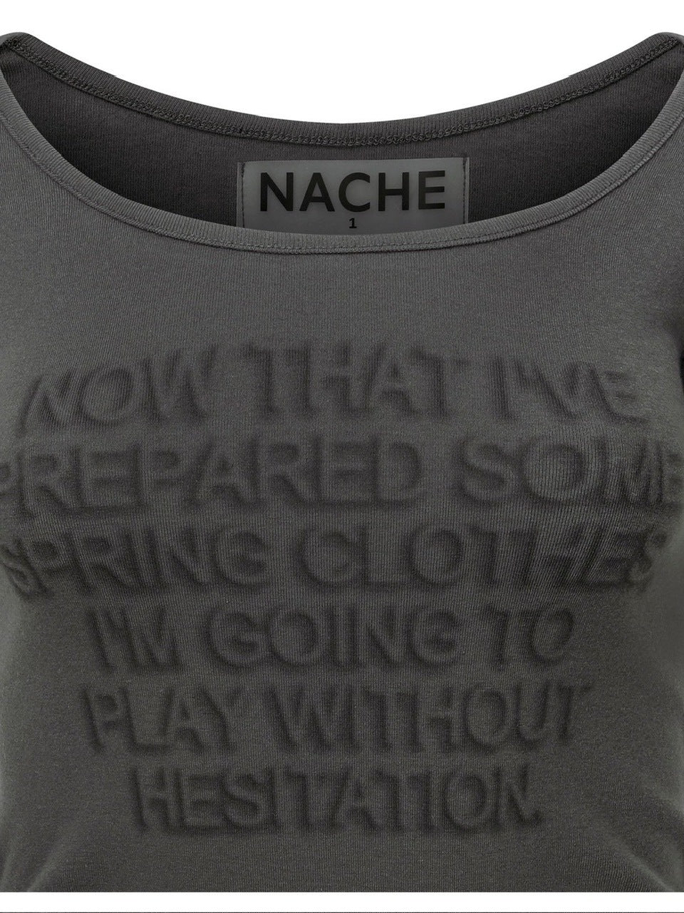 【NACHE】CONVEX PRINTED T-SHIRT