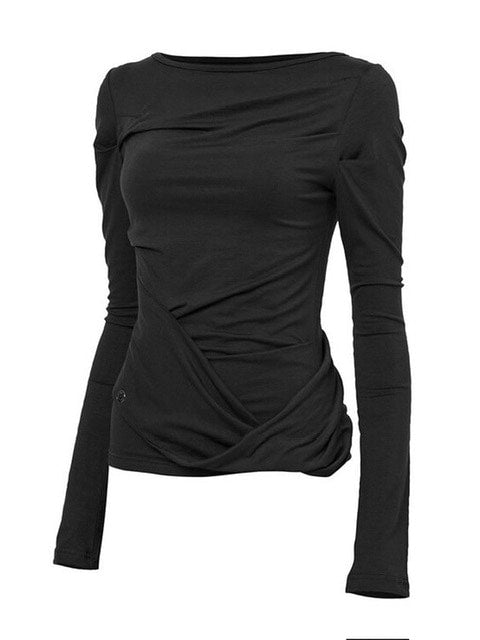 【FLAREUP】Drape Layered Long Sleeve