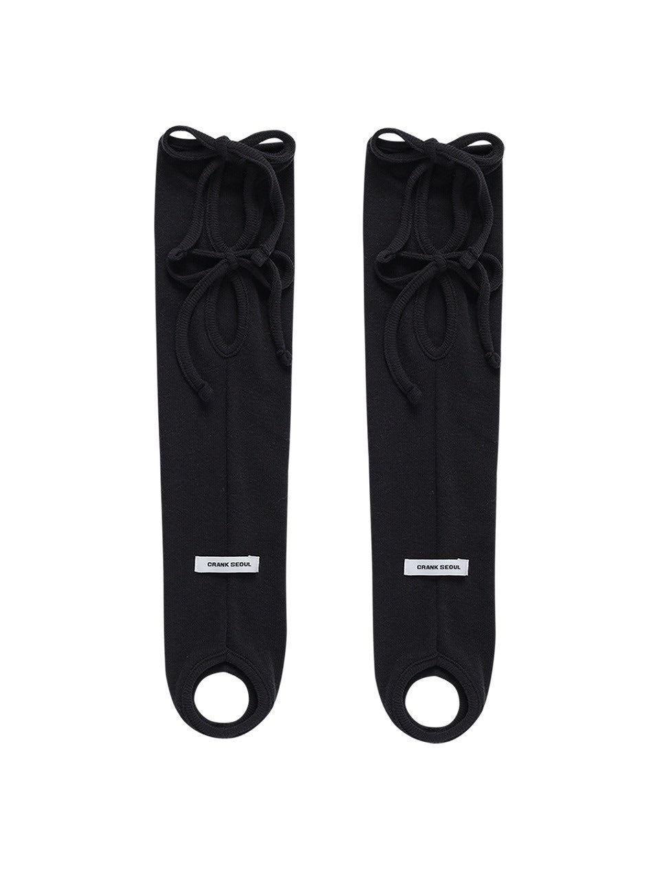 【CRANK】KNIT RIBBON LEG WARMERS