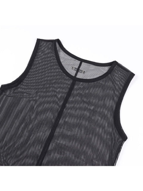 【FANCY CLUB】DOT LAYERED DRESS