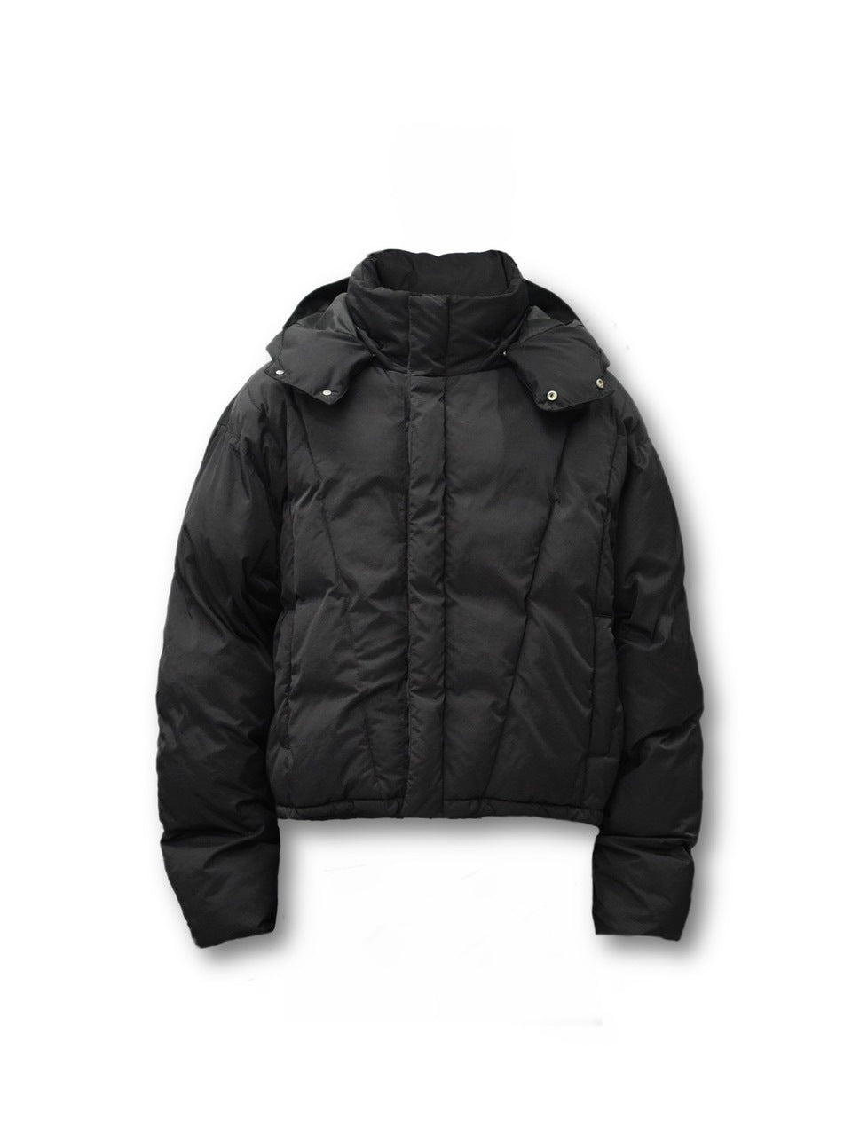 【CS】2way cropped puffer jacket (black)