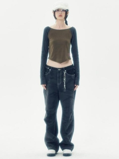 【runningHIGH】SPORTS SLIM RAGLAN TEE