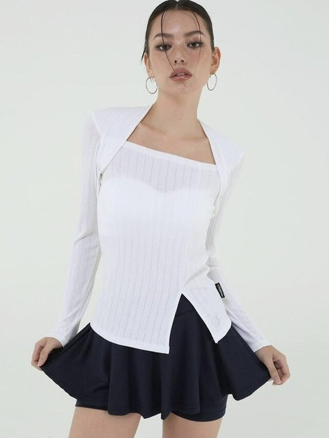 【Uglyshadow】US FLARE SKIRT PANTS