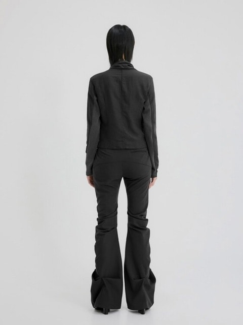 【FLAREUP】Asymmetrical Drape Pants / 【フレアアップ】アシンメトリードレープパンツ