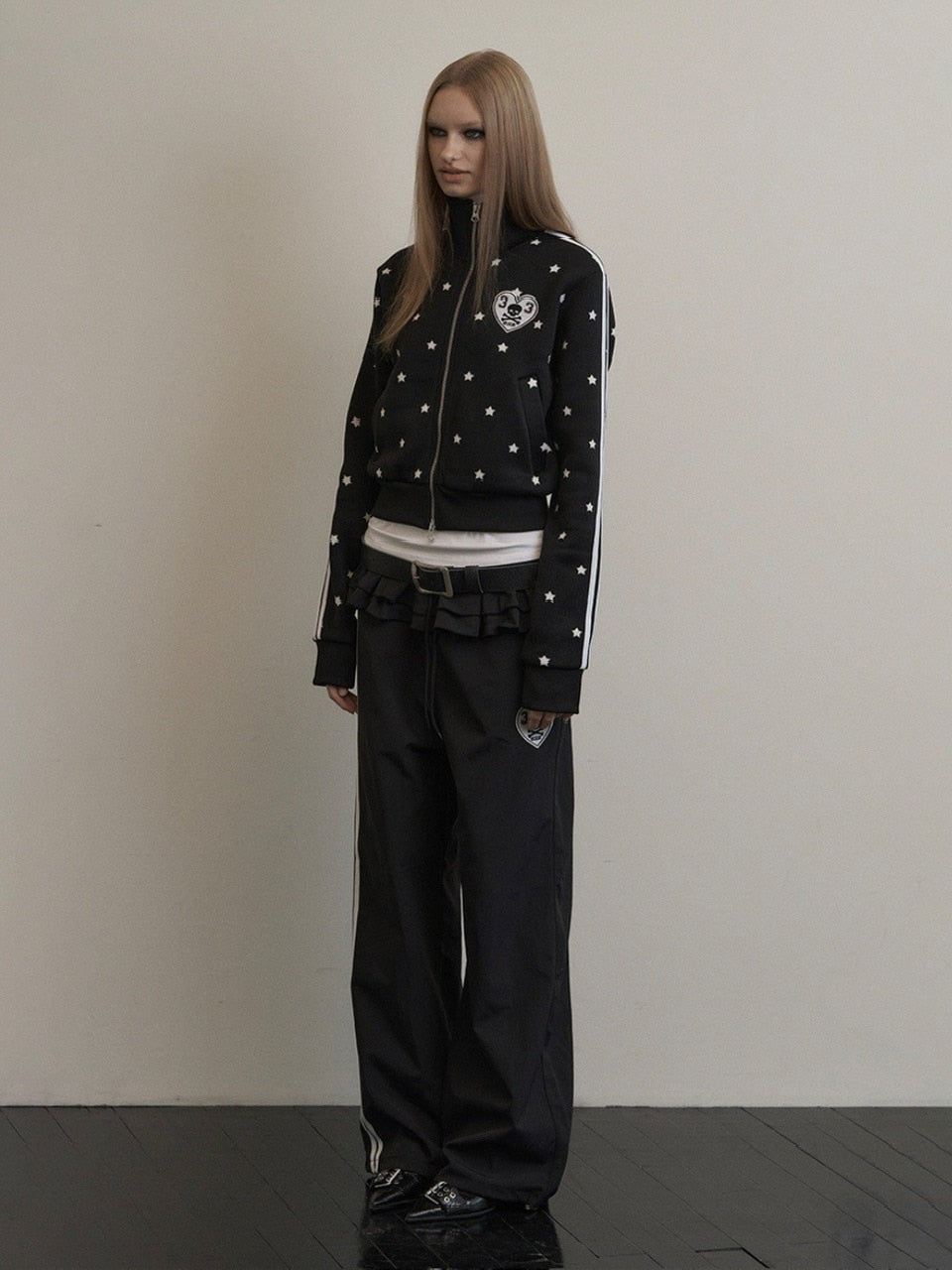 【SETUP‐EXE】STAR SPORTY ZIP-UP / 【セットアップエグゼ】スタースポーティージップアップジャケット