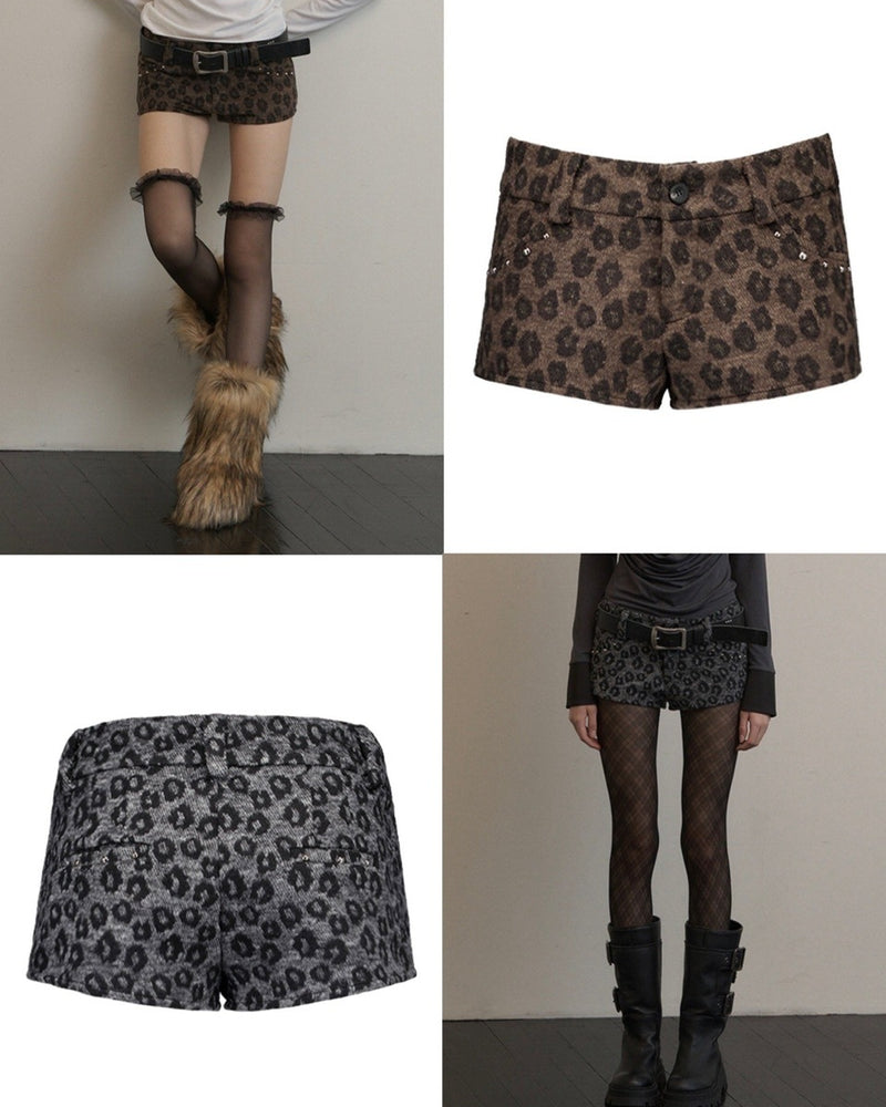 【SETUP-EXE】LEOPARD SHORT PANTS