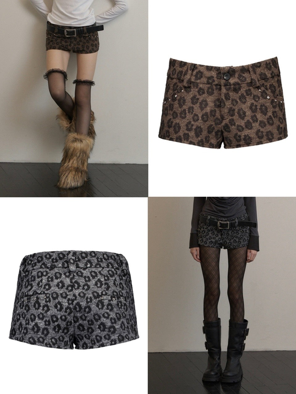 【SETUP-EXE】LEOPARD SHORT PANTS