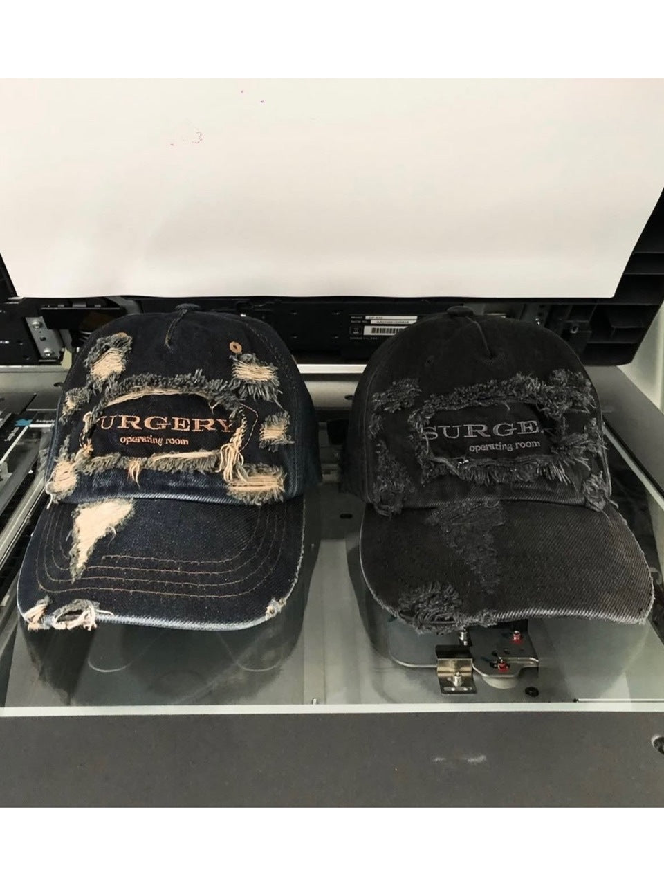 【SURGERY】surgery distroyed denim cap / 【サージェリー】ダメージデニムキャップ
