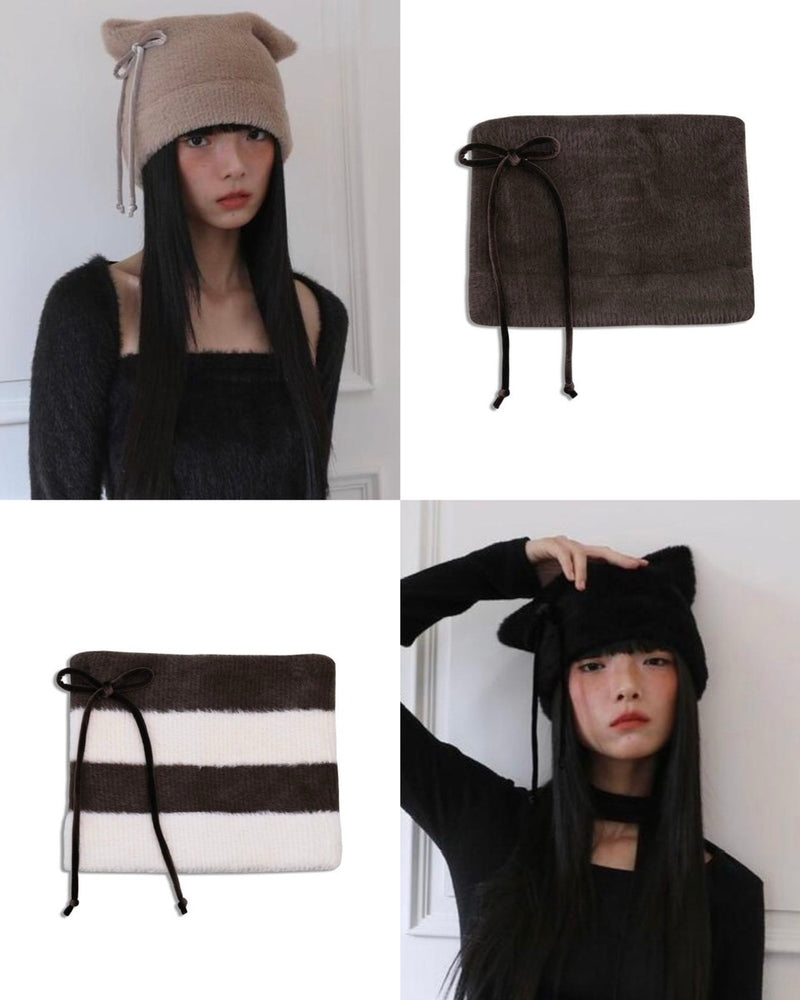 【Uglyshadow】ANGORA CAT BEANIE