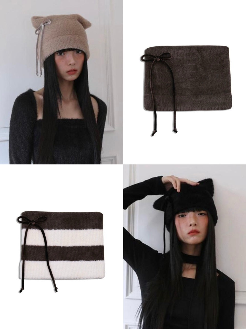 【Uglyshadow】ANGORA CAT BEANIE