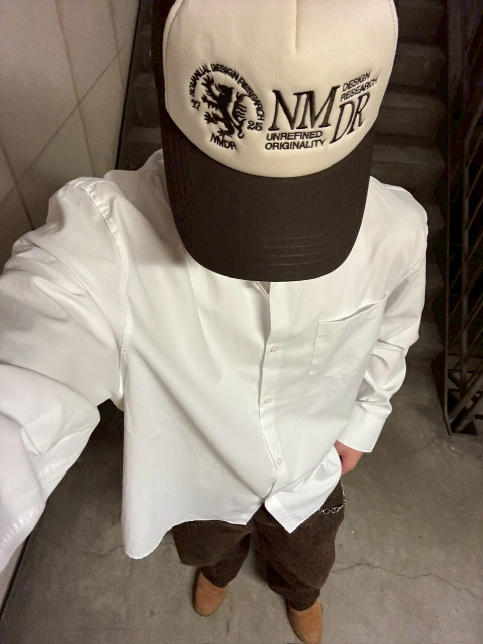 【Chikashitsu +】basic cotton shirt (3color)