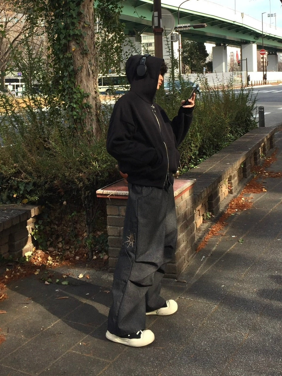 受注制【youll】stripe carpenter pants (2color)