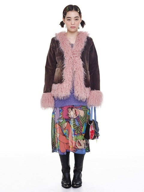 【YOUTHBATH】Fluffy washed jacket