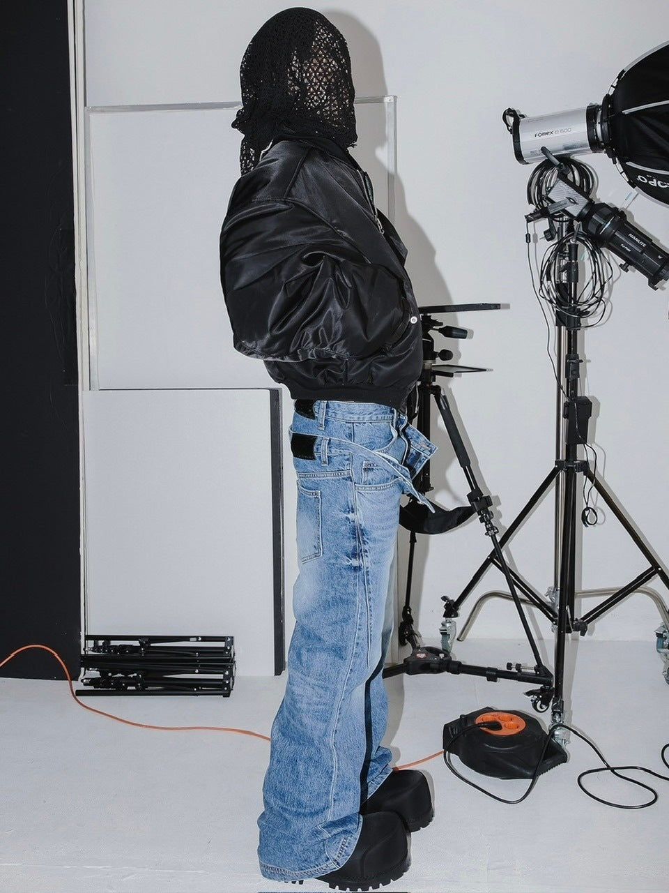 【ANOTHERYOUTH】double waist jeans