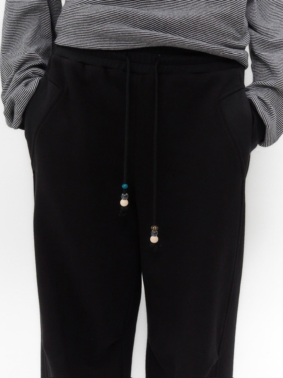 【TUOMIO】STRING CHARM SWEATPANTS