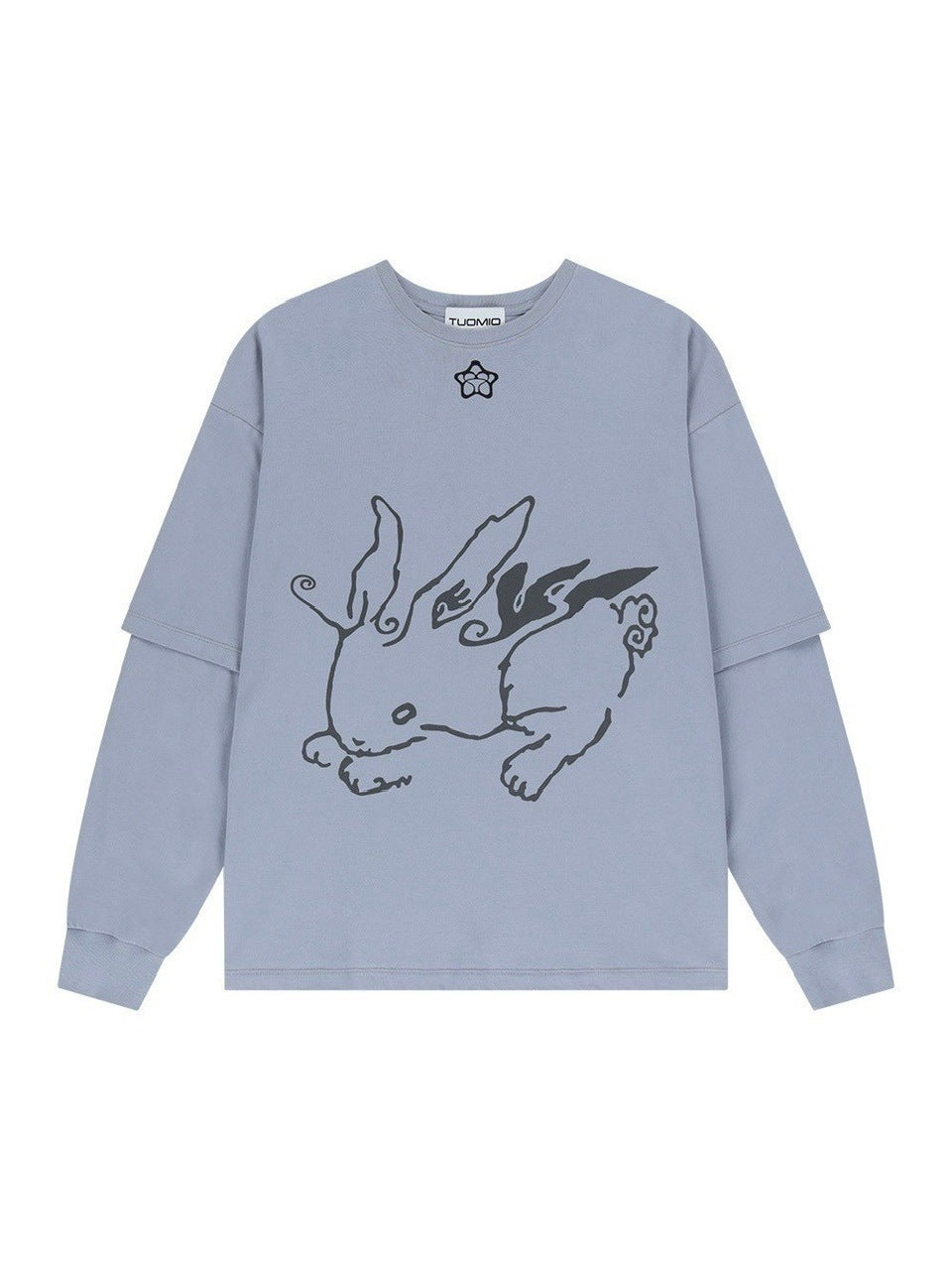 【TUOMIO】BUNNY LAYERED LONG SLEEVES
