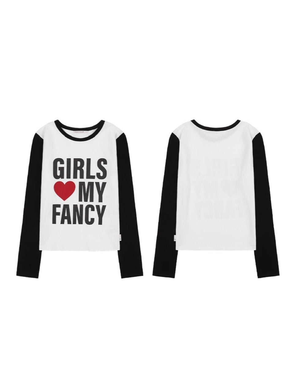 【FANCY CLUB】GIRLS MY FANCY LONG SLEEVE / 【ファンシークラブ】ロゴプリント長袖Tシャツ