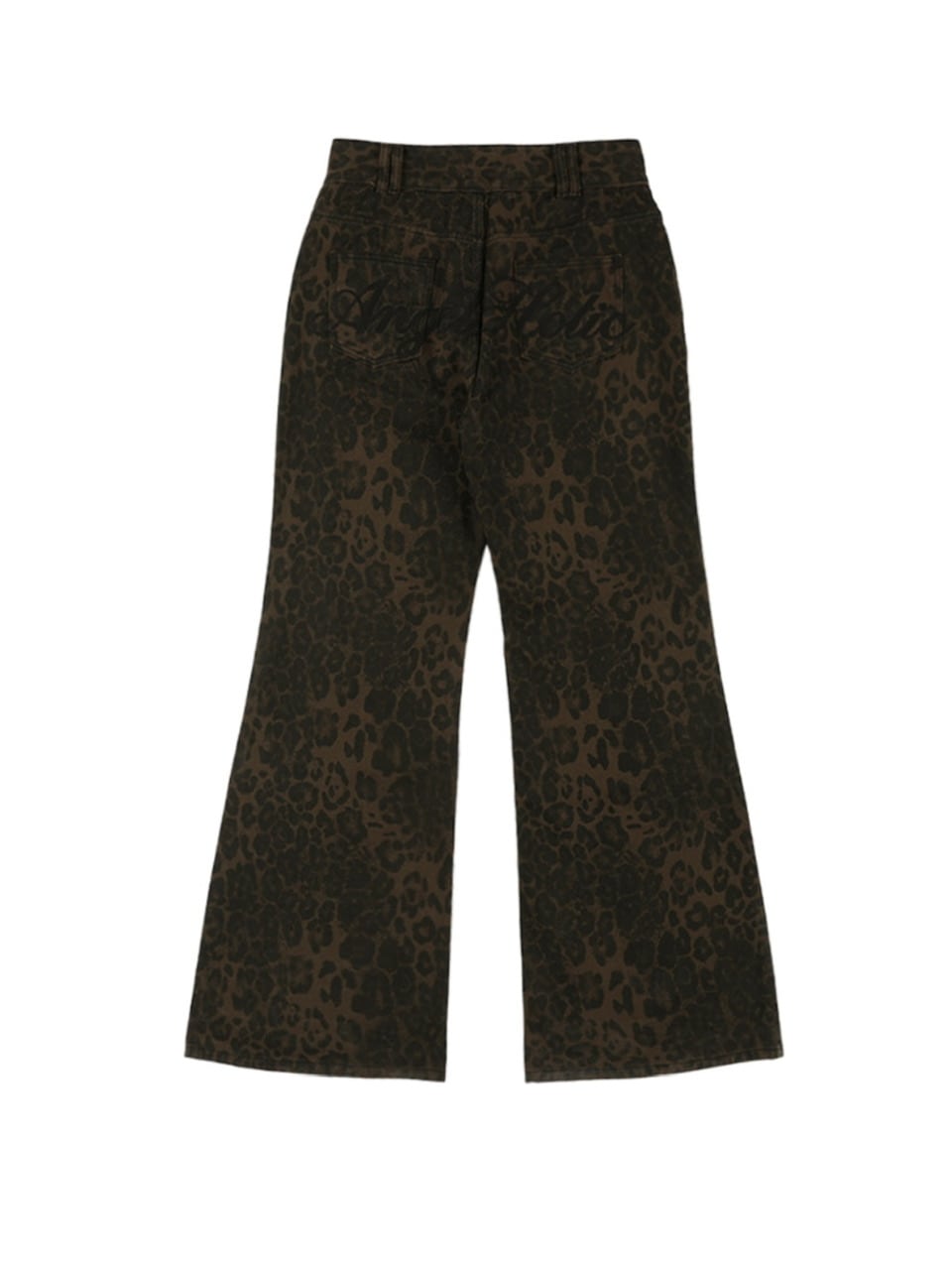 【FANCY CLUB】LEOPARD BOOTCUT PANTS