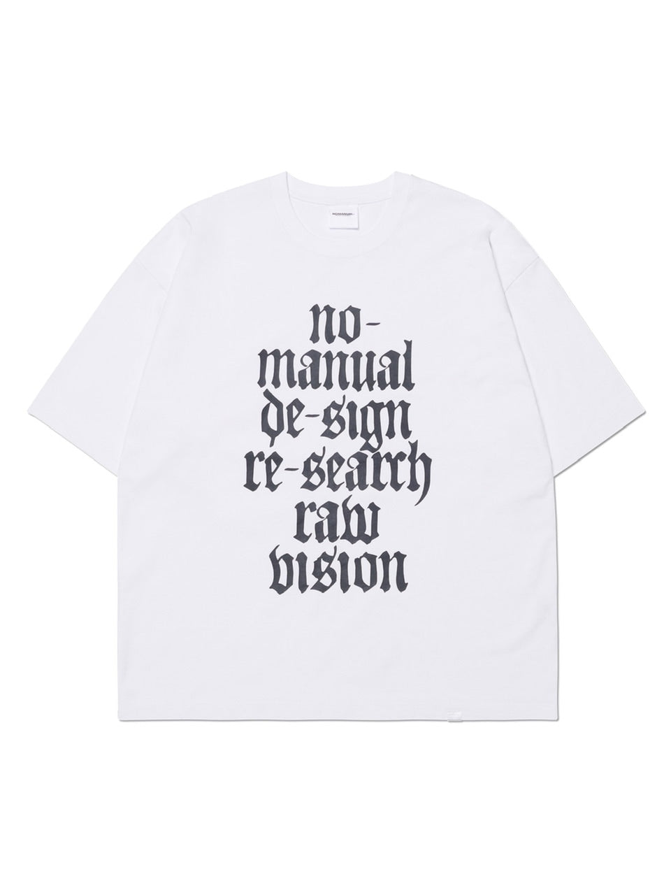 【NOMANUAL】RAW VISION T-SHIRT
