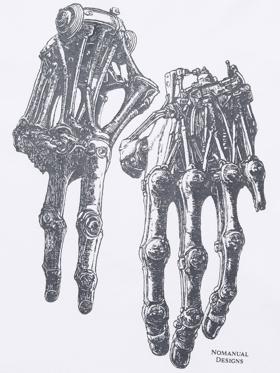 【NOMANUAL】ROBOTIC HAND NM T-SHIRT