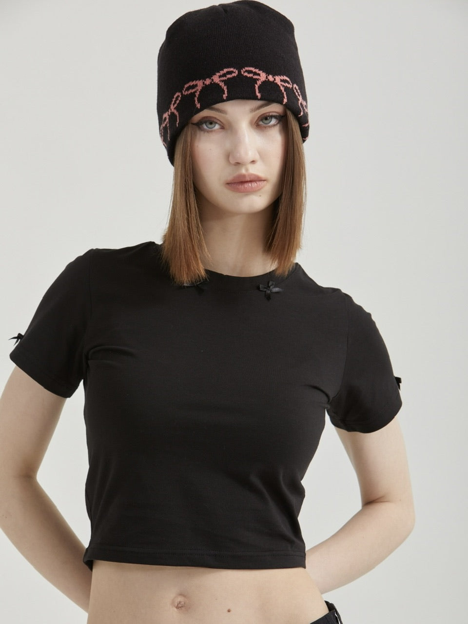 【GATELESS】RIBBON BEANIE