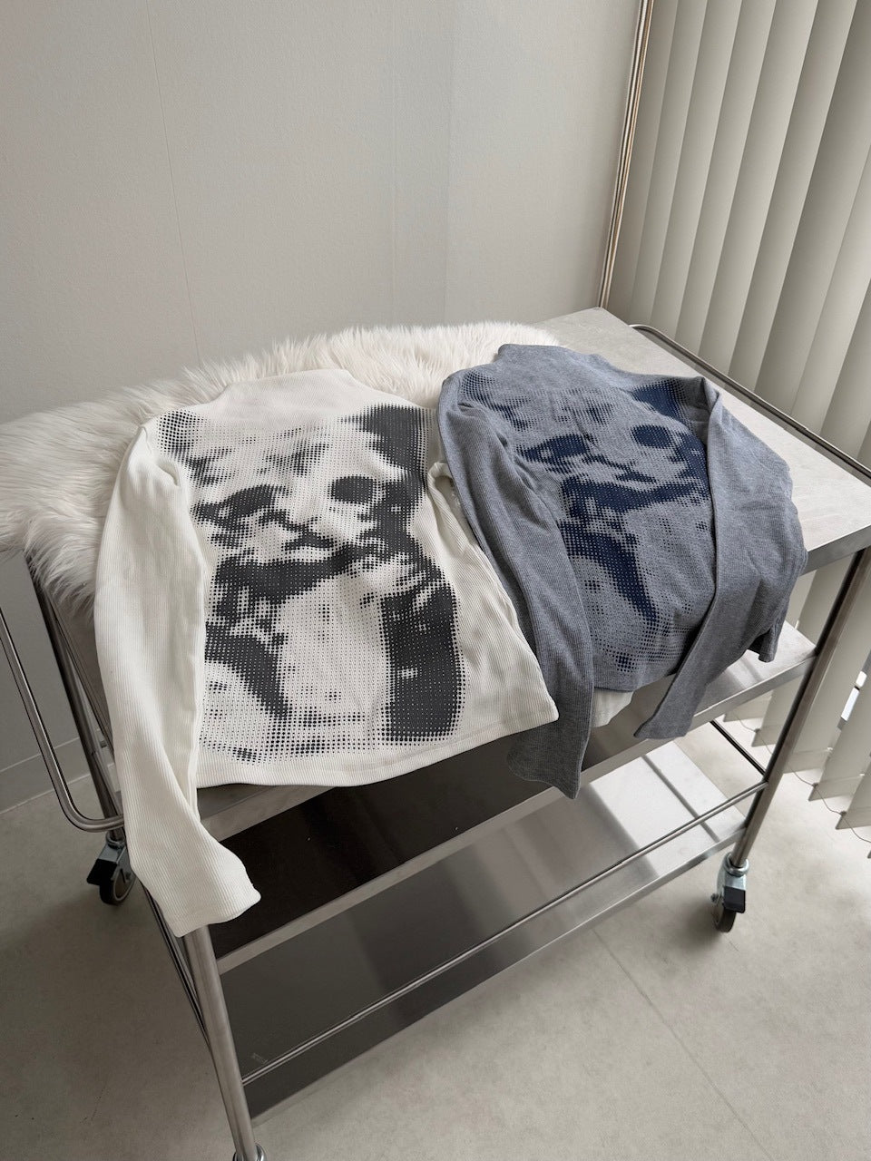 国際配送【Nerd out XU】mosaic cat long sleeve (2color)