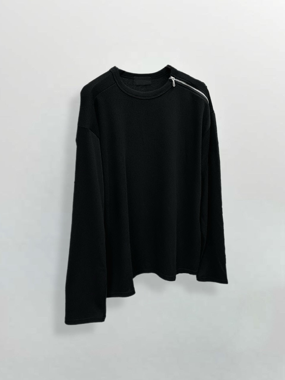大阪店WEB限定【Chikashitsu +】shoulder zip long sleeve (2color)